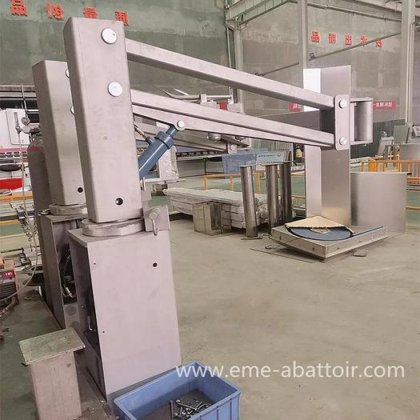 专业肉类屠宰设备 液压胴体机械臂提供 奶牛屠宰机 肉类装载机械