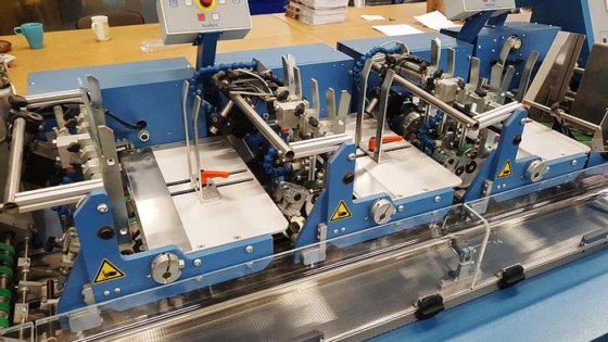 Buhrs ITM W+D BB300 10K envelope inserting machine mailing equipment ...