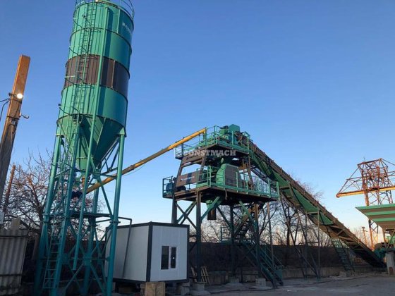 固定式60コンクリートバッチングプラント