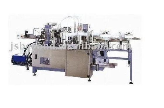 旋转式热熔胶瓶贴标机