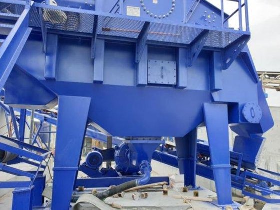 脱水スクリーンとハイドロサイクロン