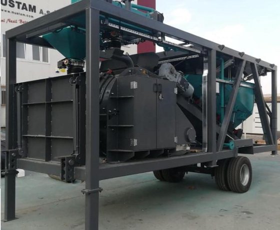 45 M3/h 移动式紧凑型混凝土搅拌站