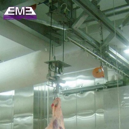 工厂价清真屠宰场设备 100 头牛屠宰线牛肉提升机屠宰场