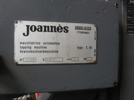 JOANNES T 16 螺纹攻丝机立柱