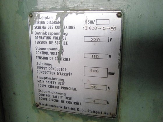 GEHRING 1 Z 600-12 气缸