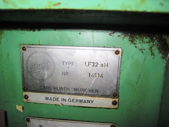 HURTH LF 32 aH 采石场和沟槽用铣床