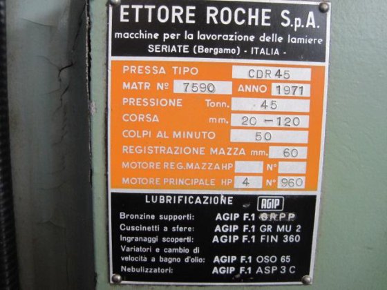 1971 ROCHE CDR 45 C-Frame