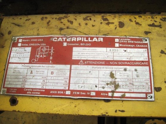 CATERPILLAR V 80 D 柴油