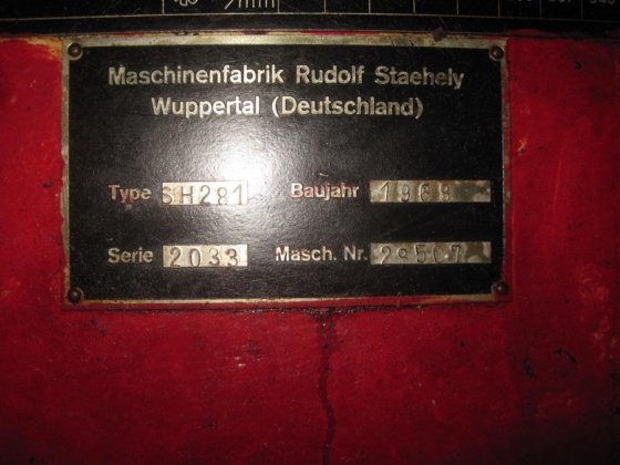 1968 STAEHELY SH 281
