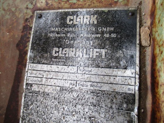 CLARK 50 ディーゼルリフトトラック