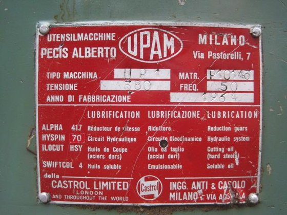 UPAM UP 1 自动带锯