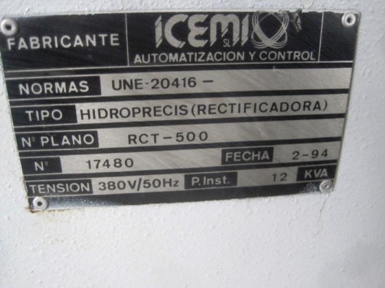 HIDRO PRECIS RCT 500 转盘式平面磨床