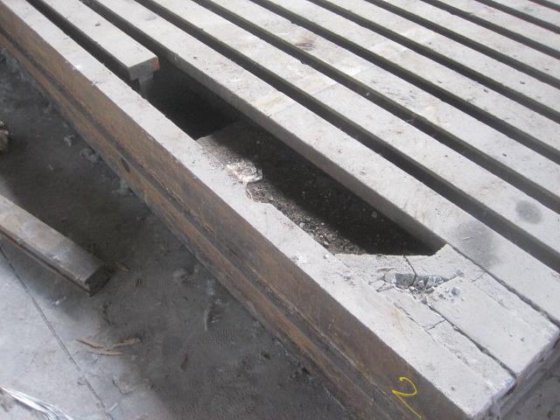 5500x2000 2 T 槽面平板