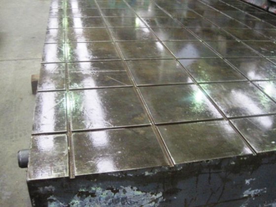 5500x1500 铸铁平台表面