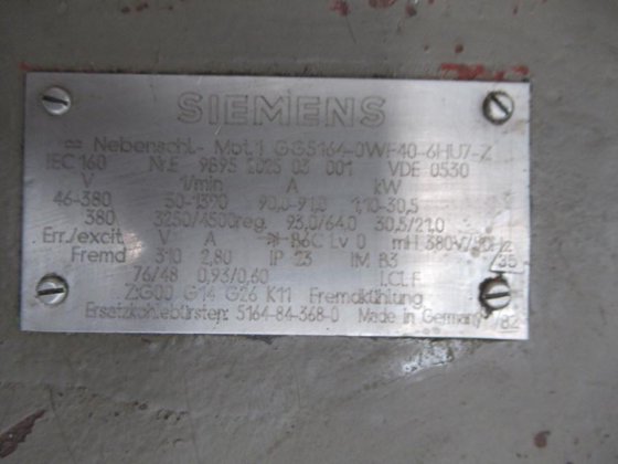 SIEMENS ブラシレスモーター