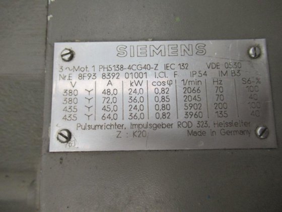Motor Brushless SIEMENS