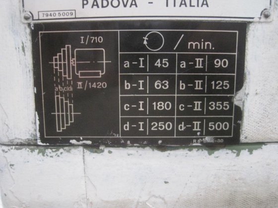 1976 SAIMP 许可证 OLIVETTI R6