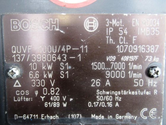 ボッシュ ブラシレスモーター