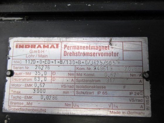 INDRAMAT 无刷电机