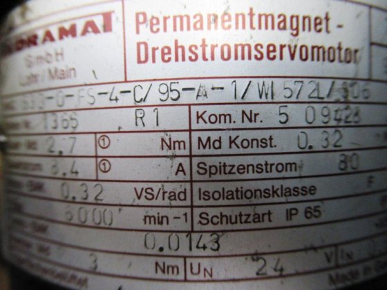 INDRAMAT 无刷电机