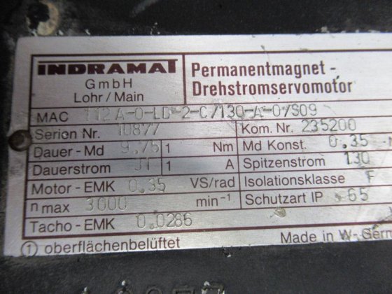 INDRAMAT 无刷电机