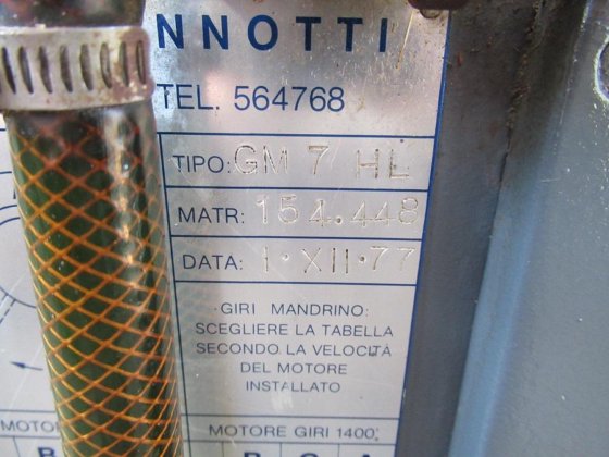 1977 GIANNOTTI GM 7 HL