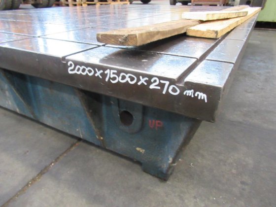 2000x1500 铸铁工作平板