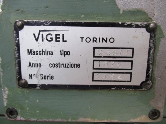 1975 VIGEL M65/T 回转工作台攻丝机