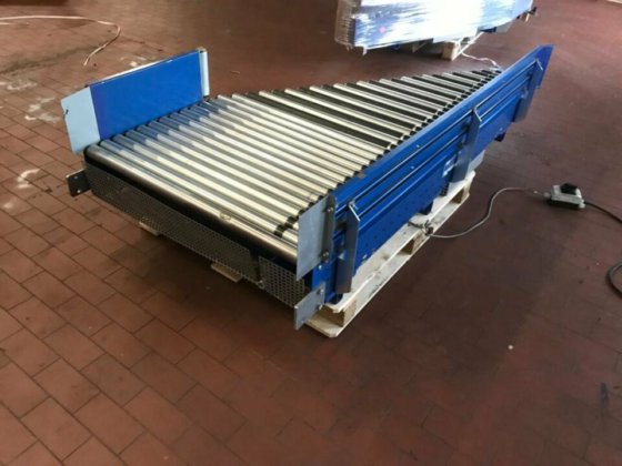 BUDDE roller conveyor infeeder outfeeder with drive in Krefeld, North ...