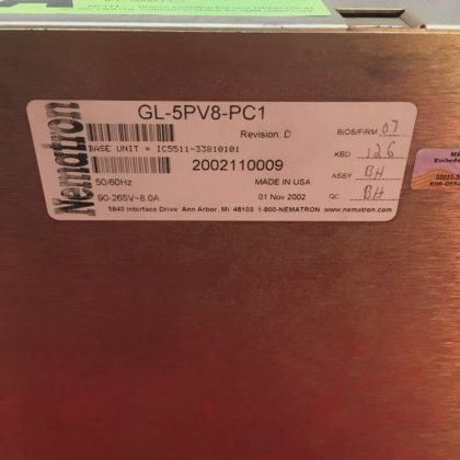 Nematron GL-5PV8-PC1 Flo Pro Software