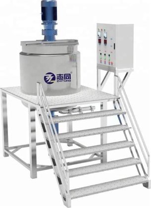 智通液体搅拌釜 高剪切不锈钢夹套液体肥料制造机 可定制