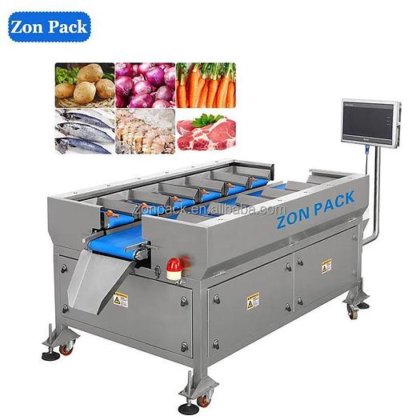 半自动蔬菜秤 12 14 16 头手动组合秤洋葱土豆肉类称重机