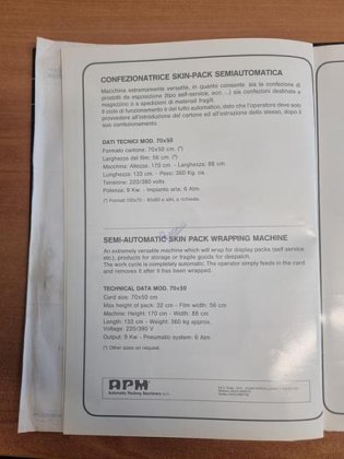 半自动皮包包装机 APM