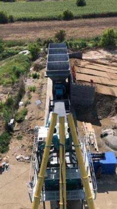 120 m3/h 移動式コンクリートプラント