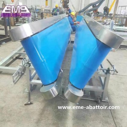 用于屠宰场的全自动成套屠宰线屠宰设备约束输送机