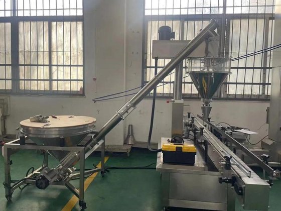 工厂价半自动咖啡粉香料称重式粉末灌装机（带螺旋灌装机