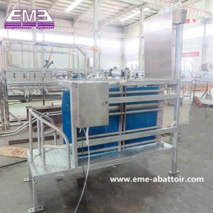 价格低廉的活猪惊吓箱 屠场工厂移动式屠宰设备用于屠宰场机器