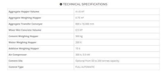 30立方/小时移动混凝土搅拌站