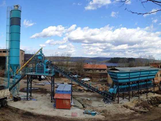 60立方米紧凑型混凝土搅拌站