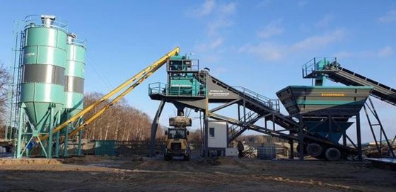 移動式コンクリートバッチプラント