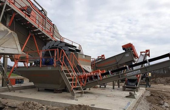 Triagem e lavagem fixas