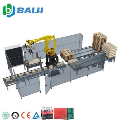 BAIJI 全自动塑料瓶纸箱包装机器人码垛机 机器人码垛堆垛机