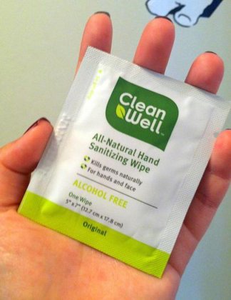 旅行用消毒湿巾