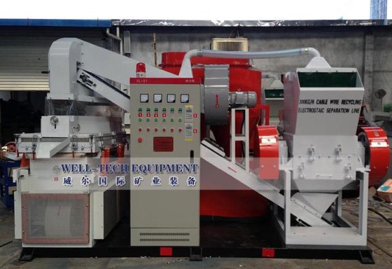 WL-400A 銅線・プラスチック分離機フルセット