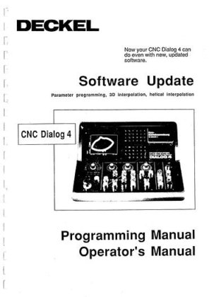 Manual for Used Deckel Maho