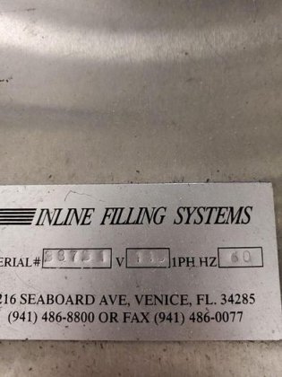 Inline Filling Systems model "NT"