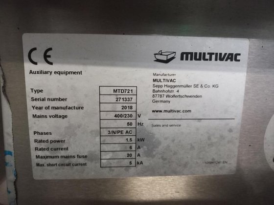 Multivac MDT721