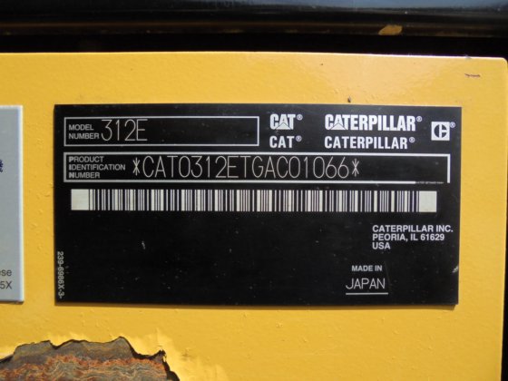 2014 キャタピラー 312E