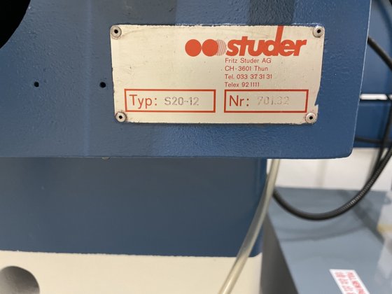 外圆磨床 "studer" S-20 12型