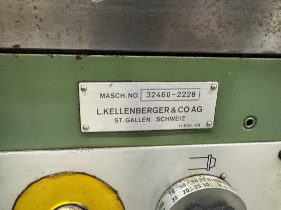 KELLENBERGER" 600-U 型外圆磨床